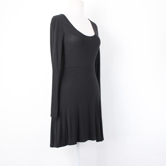 BCBGeneration Dress $68 Sz XS Black Round Neck Unlined Rayon Spandex Dress - Picture 7 of 16